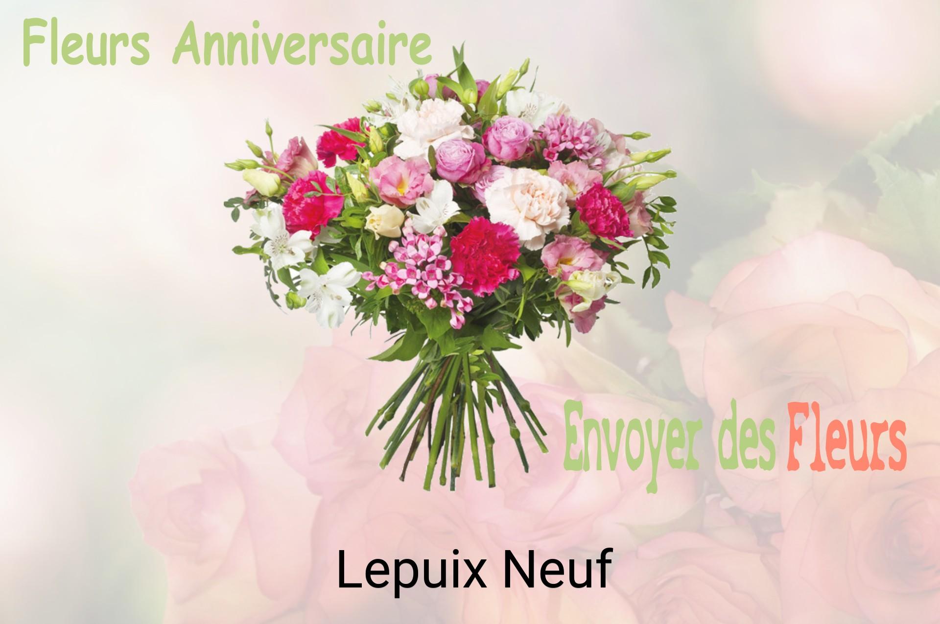 Bouquet de fleurs d’anniversaire livré à Lepuix-Neuf
