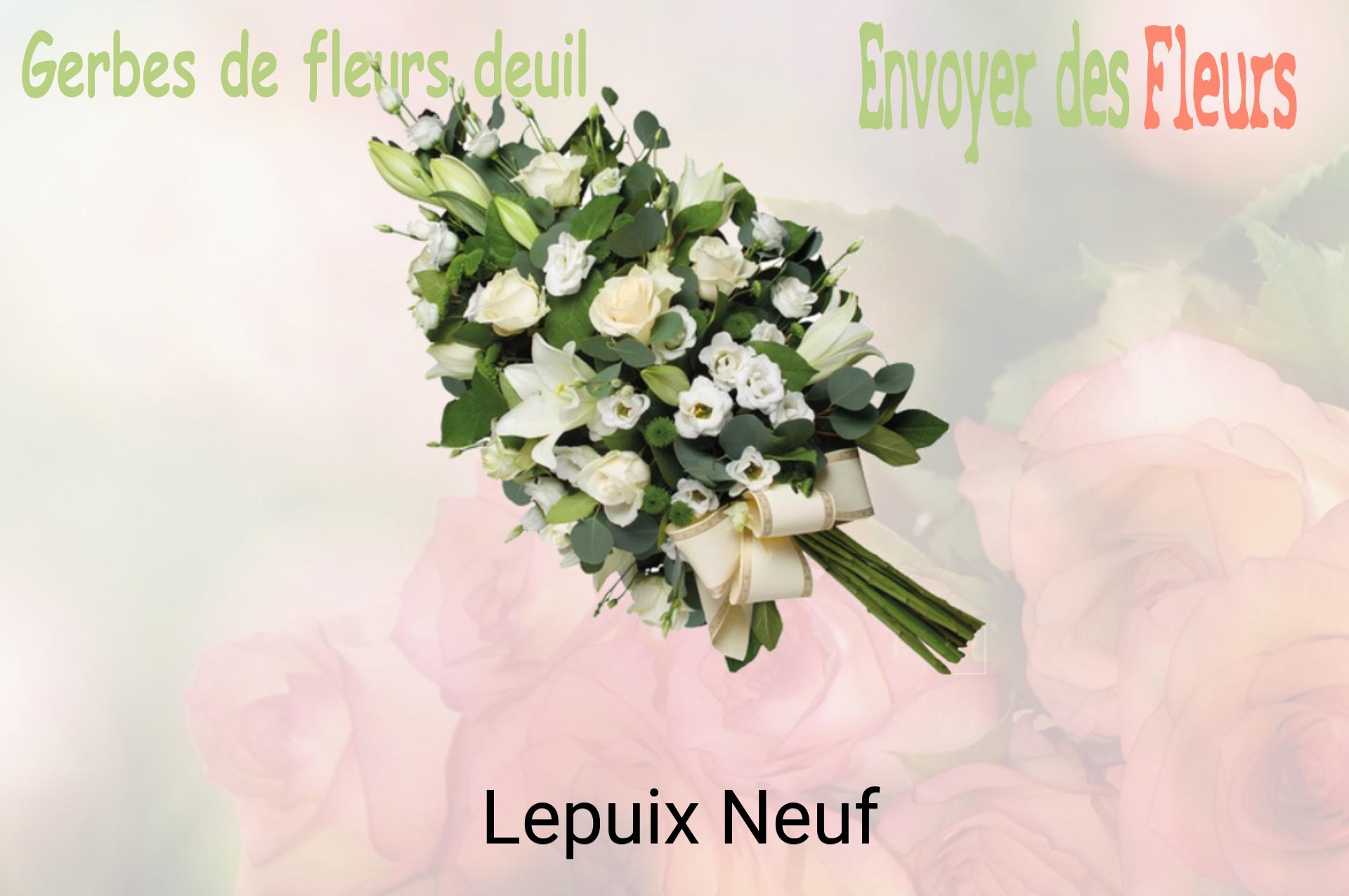 Gerbe de fleurs de deuil livrée à Lepuix-Neuf